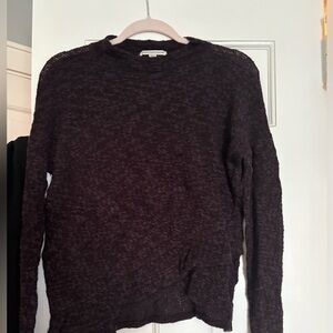 American Eagle Outfitters Deep Purple Knit Top